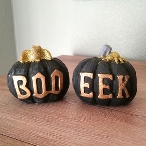BOO & EEK Halloween Pumpkins